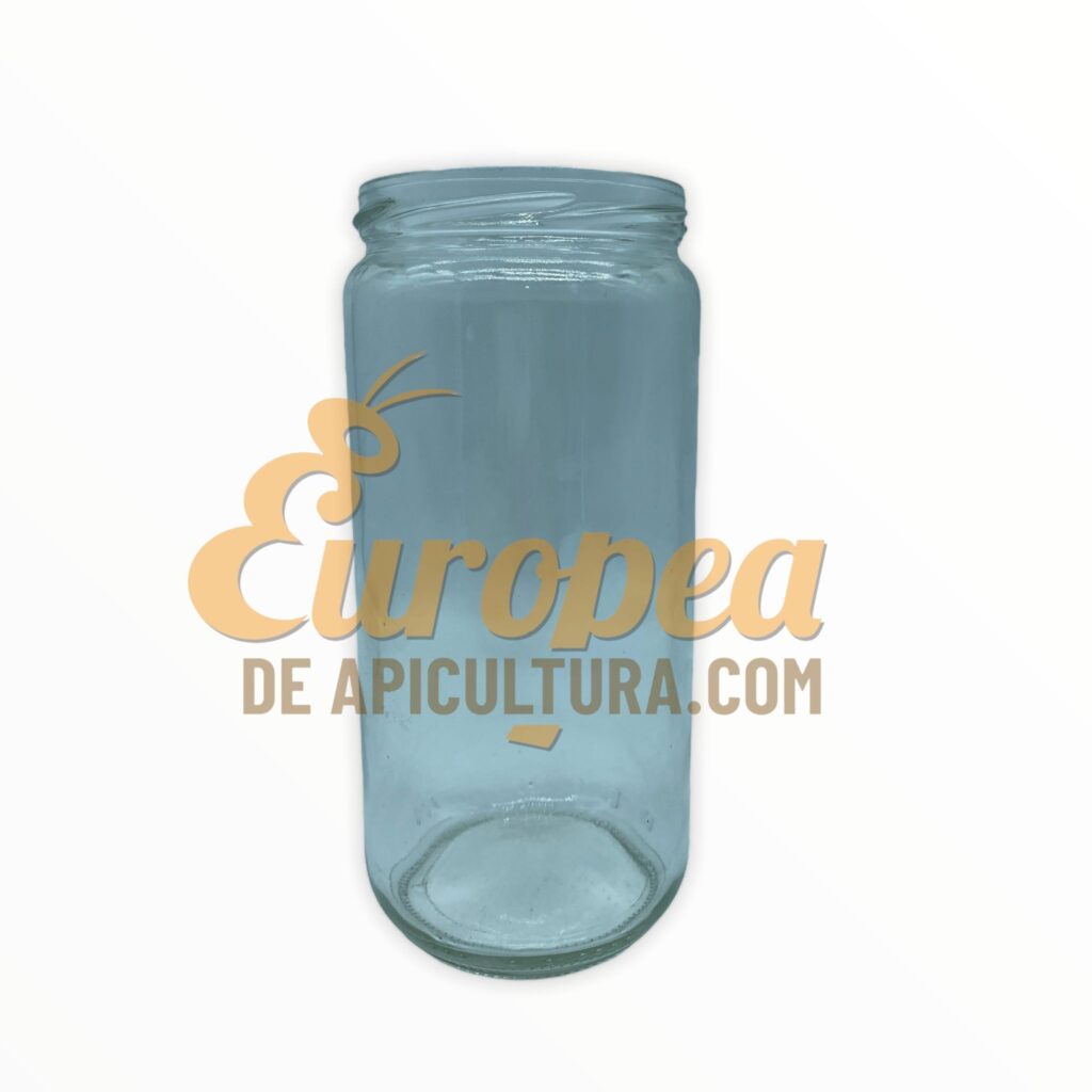 🛒Tarro cristal celdilla 1kg + tapa dorada - Europea de Apicultura